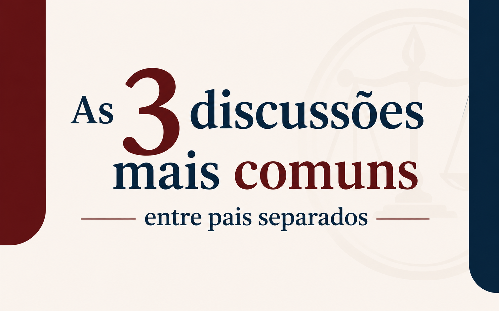As 3 discussões mais comuns entre pais separados